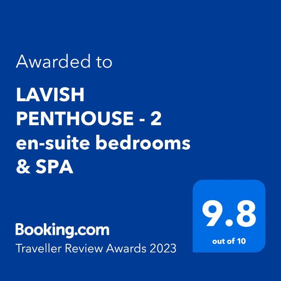 Luxury Penthouse With A Lavish Spa And 2 En-Suite Bedrooms 班斯科 外观 照片